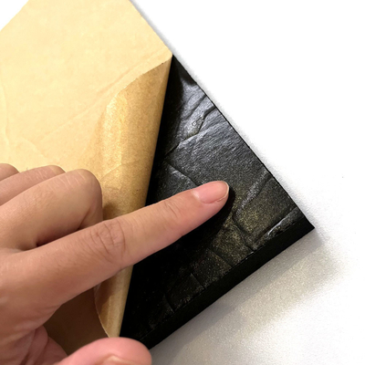 Đen tự dính EPDM Da cao su tế bào tấm nhôm giấy dán đơn bên bọt