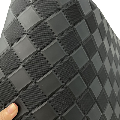PVC tổng hợp thêu vải da quilted sàn xe Mat Roll vật liệu hỗ trợ tùy chỉnh
