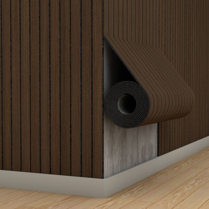 Tấm ốp tường bằng gỗ mềm với lớp xốp IXPE để trang trí nhà phúc lợi