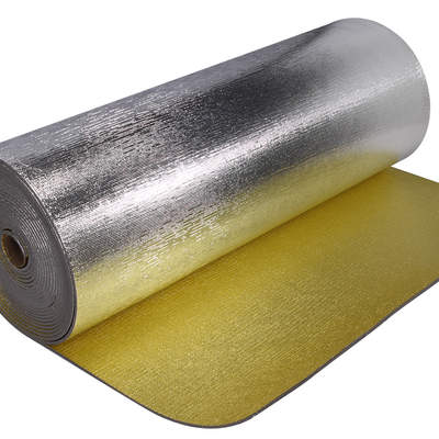 Kháng nước XPE Foam Roll Doube Side Aluminium Foil sàn tường vật liệu cách nhiệt