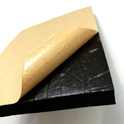 NBR tùy chỉnh PVC Foam sheet Aluminum Foil Sticky Single Side Insulation Rubber