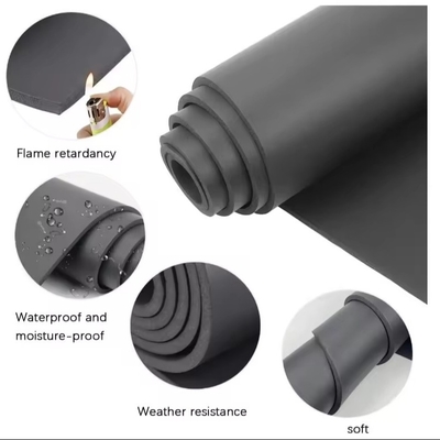 Tấm chống cháy CR Tấm xốp hấp thụ âm thanh Cuộn cao su Neoprene cho ô tô
