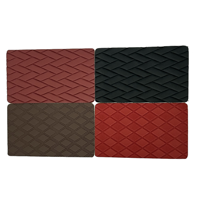 Phong thêu Quilted PVC da nhân tạo tổng hợp với bọt biển cho nắp ghế ô tô